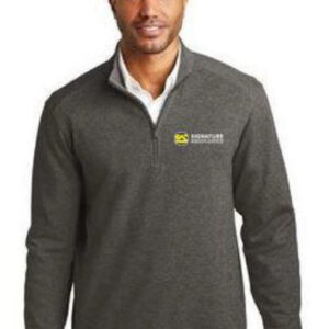 Men's Port Authority Interlock 1/4-Zip Sweater